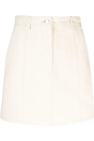 AERON Rudens high-waisted denim miniskirt