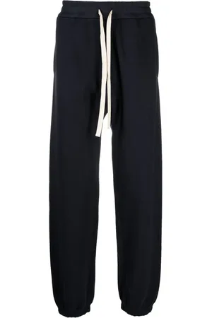 Jil Sander Drawstring cotton track pants