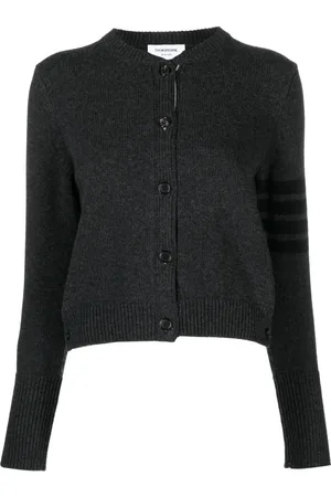 Thom Browne Stripe-detailing wool cardigan