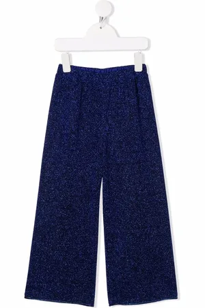 Oseree Glittered flared trousers