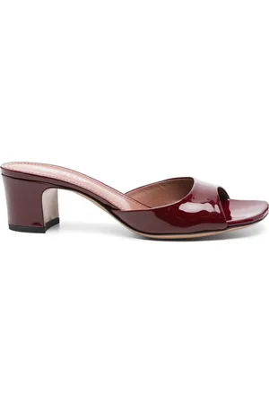 PARIS TEXAS 50mm leather mules
