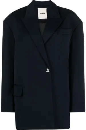 AERON Logo-plaque oversized blazer