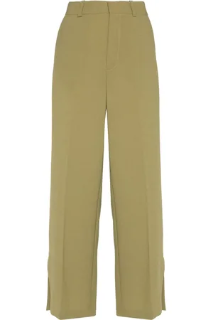AERON Griffin crepe straight trousers