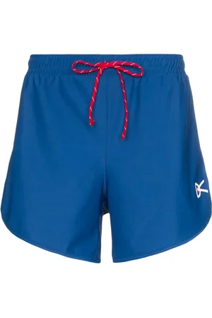 District Vision Spino logo-print training shorts