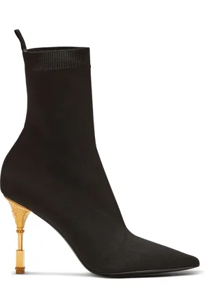 Balmain Moneta knitted ankle boots
