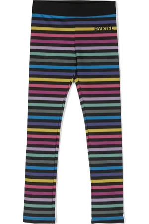 Sonia Rykiel Enfant Logo-print striped leggings