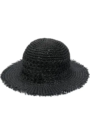 Ruslan Baginskiy Embroidered-logo straw hat