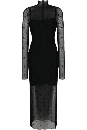 Givenchy 4G-motif tulle maxi dress