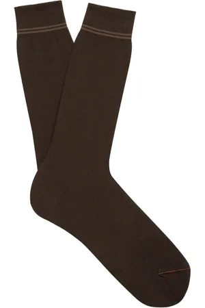 Ermenegildo Zegna Stripe-detail socks
