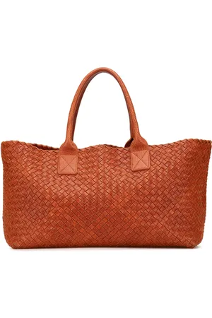 Bottega Veneta 2008 Medium Lambskin Intreccio Cabat tote bag