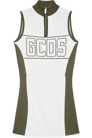 GCDS Logo-print mini dress
