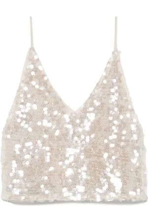 RAME Sequin-embellished top