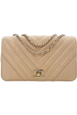 CHANEL 2019 Small Chevron Caviar Statement Flap shoulder bag