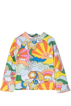 Stella McCartney Illustration-style print UV swimwear