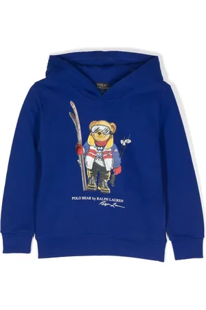 Ralph Lauren Royal Ski-Bear cotton hoodie