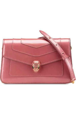 Bvlgari 2000-2024 Patent Serpenti Forever Wallet on Chain crossbody bag