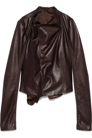 Rick Owens Low-neck biker jacket