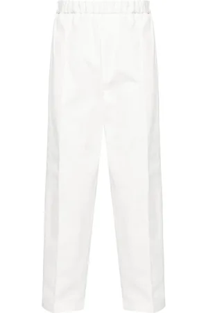 Jil Sander Tapered-leg cotton trousers