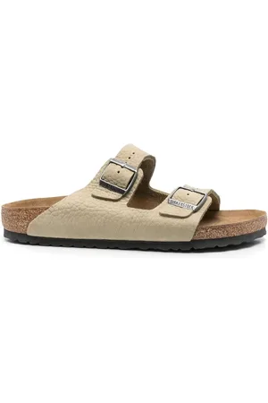 Birkenstock Arizona grained-leather sandals