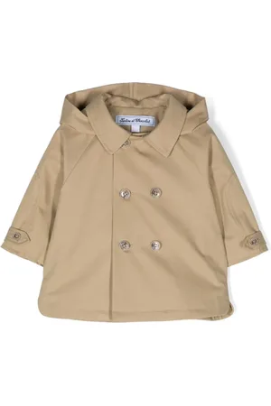Tartine Et Chocolat Double-breasted hooded jacket