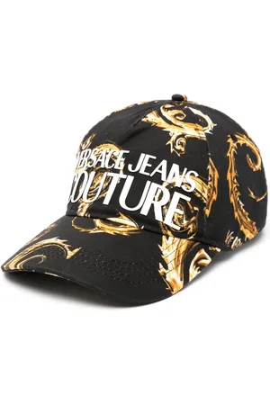 VERSACE Chrome Couture-print baseball cap
