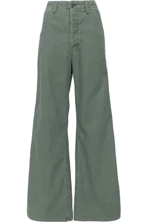 Mother Wide-leg cotton jeans
