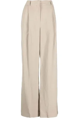 Brunello Cucinelli High-rise wide-leg trousers