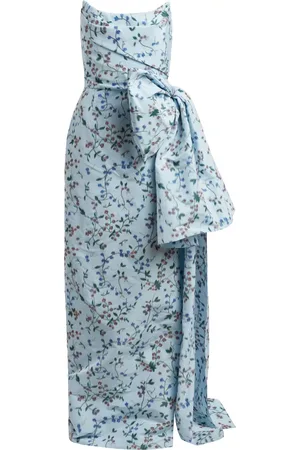 Markarian Athena draped silk gown