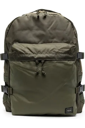 PORTER-YOSHIDA & CO Logo patch buckled backpack