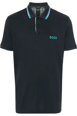 HUGO BOSS Logo-embroidered polo shirt