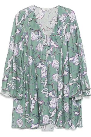 Dorothee Schumacher Floral-print crinkled-effect mini dress