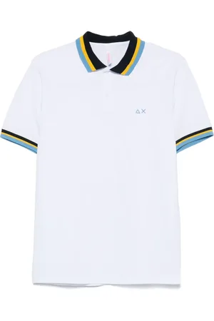 sun68 Piqué-weave polo shirt