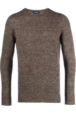 DRUMOHR Speckled-knit crew-neck jumper