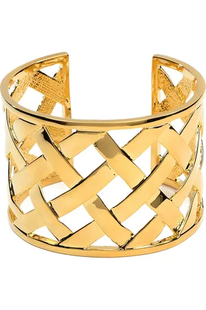 Kenneth Jay Lane Basketweave cuff