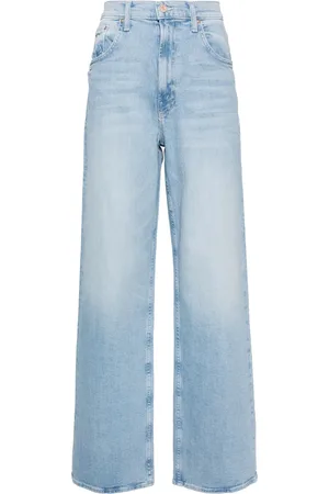 Mother Spinner high-rise straight-leg jeans