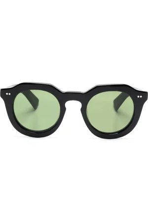 LESCA Toro round-frame sunglasses