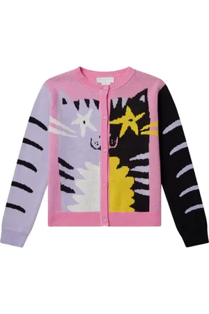 Stella McCartney Cat-jacquard cardigan