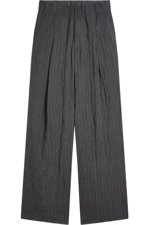 DRIES VAN NOTEN Pleated wide-leg trousers