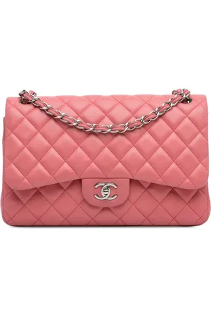 CHANEL 2012 Jumbo Classic Lambskin Double Flap shoulder bag