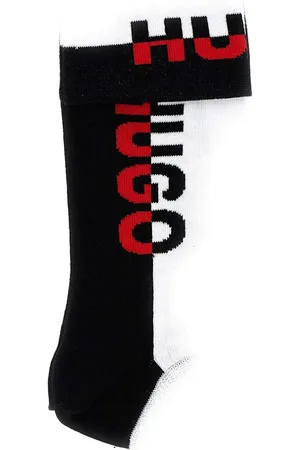 HUGO BOSS Intarsia-logo socks (set of two)
