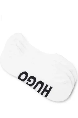 HUGO BOSS Logo-embellished ankle socks (pack of three)