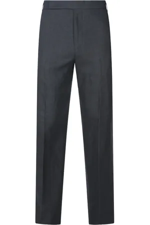 LARDINI Pressed-crease trousers
