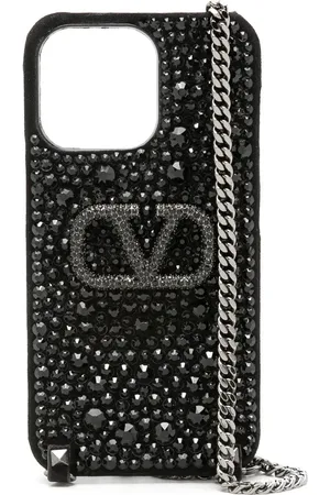 VALENTINO GARAVANI Signature V-plaque iPhone case