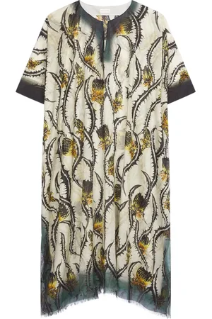 DRIES VAN NOTEN Printed cotton kaftan