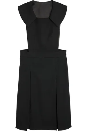 Comme des Garçons Wool overall midi dress