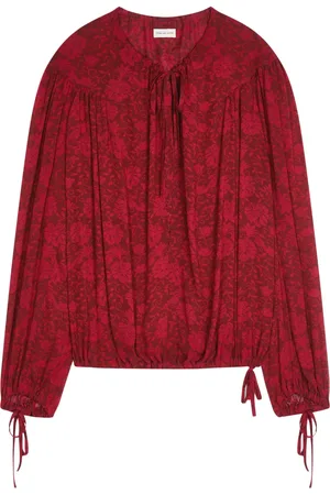 DRIES VAN NOTEN Floral-print blouse