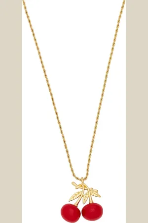 Kenneth Jay Lane Cherry necklace