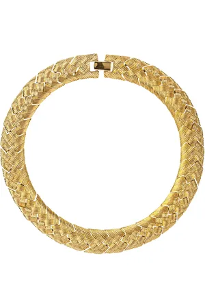 Susan Caplan 1980s Napier interwoven choker necklace