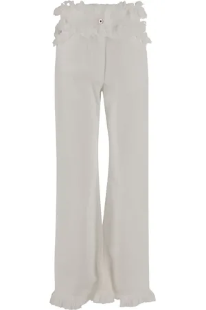 Salvatore Ferragamo Fringed jeans