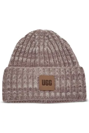 UGG Mélange-effect beanie hat